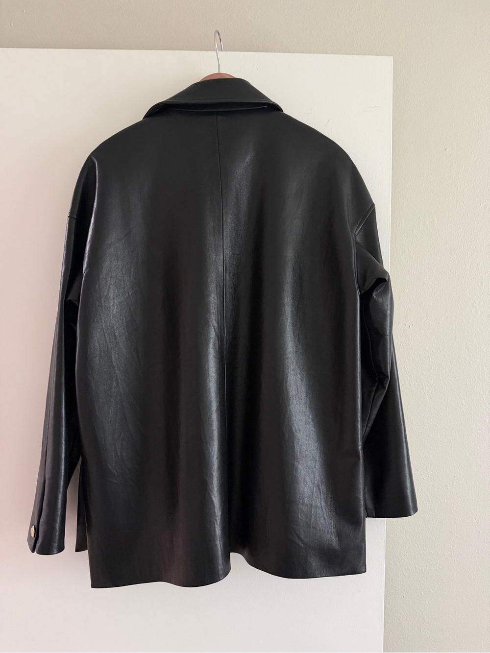 Anine Bing LUCA JACKET Black Recycled Leather - Picture 8 of 8